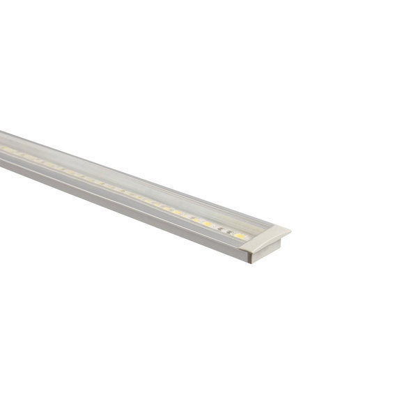 Aluminiumeinbauprofil 1m für LED-Strips Durchsichtig