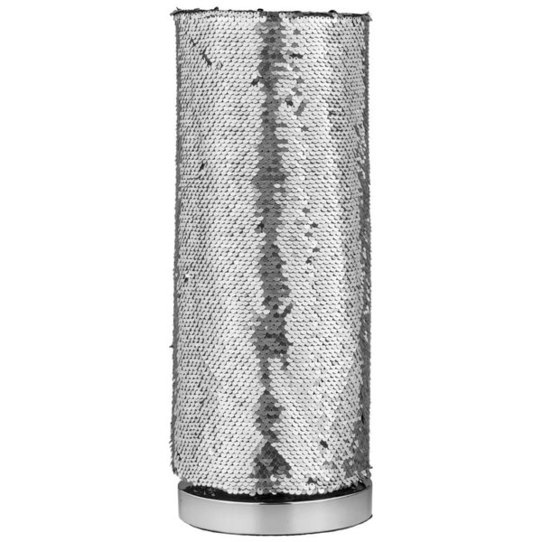 Tischleuchte, PAIL, 1 x E14/25W Schwarz/Silber