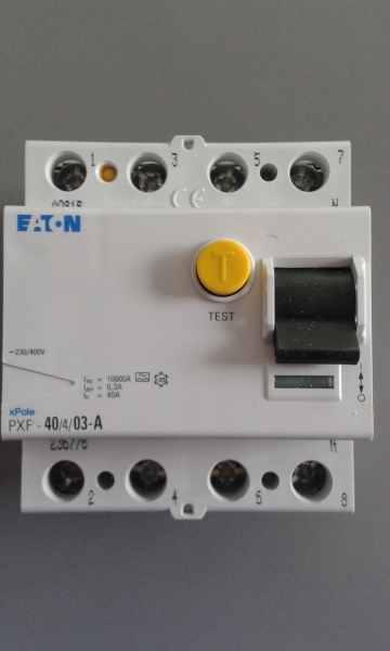 EATON PXF-40/4/03-A FI-Schalter 40A 4p 300mA Typ A
